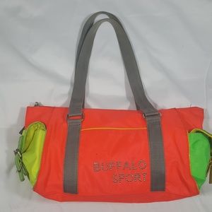 Buffalo sport bright orange medium purse